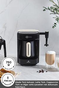 Hatır Barista Cappuccino ve Türk Kahve Makinesi Krem ürün fotoğrafı