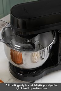 Maestrochef Stella Stand Mikser Siyah 1500w 5 Litre ürün fotoğrafı