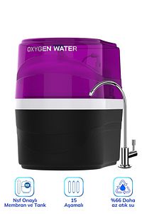 Prime+ 15 Aşamalı Ph Alkali Mineral Filtreli Çelik Su Tanklı En Az Atık Su Atan Su Arıtma Cihazı ürün fotoğrafı