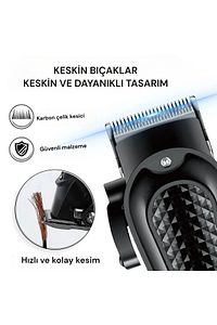 Profesyonel Kullanıma Uygun Saç Sakal Tıraş Makinesi Manessa -tr ürün fotoğrafı