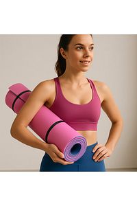 Pilates Kamp Matı Taşıma Askılı Pvc Atlama Ipi Bandı Plates Egzersiz Direnç Lastiği ürün fotoğrafı