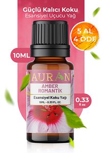 Amber Romantik Esansiyel Uçucu Koku Yağı Difüzör Esansı Buhurdanlık Yağı Aromaterapi Yağı 10ml ürün fotoğrafı
