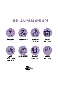 Sütlü Kahve Müslin Püsküllü Müslin 4 Katlı Müslin Bebek Müslin Çocuk Müslin 110x110cm ürün fotoğrafı