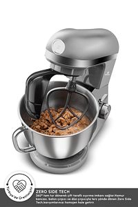 Mastermaid Chef Pro Çift Kollu Stand Mikser Galaxy Grey 1750 W ürün fotoğrafı