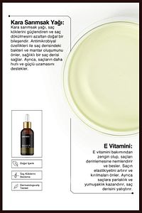 Kara Sarımsak Yağı | Aşırı Yıpranmış ve Dökülen Saçlara Bakım | Besleyici & Onarıcı Yağ | 50ml ürün fotoğrafı