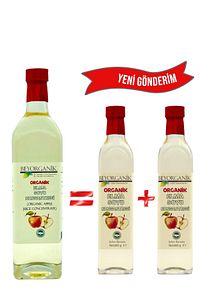 Organik Elma Suyu Konsantresi 1300gr (PESTİSİT ANALİZLİ) ürün fotoğrafı