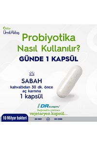 Probiyotika - 30 Enterik Kapsül - Gıda Takviyesi ürün fotoğrafı
