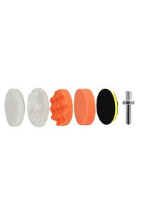 6 Parça 12.5cm Battal Boy Oto Pasta Cila Polisaj Seti ürün fotoğrafı