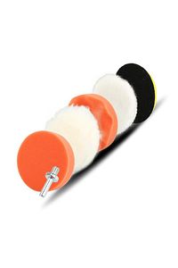 6 Parça 12.5cm Battal Boy Oto Pasta Cila Polisaj Seti ürün fotoğrafı