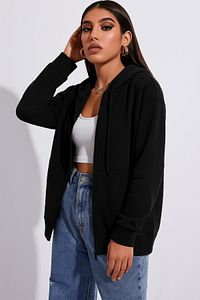 Fermuarlı Kapüşonlu Unisex Sweatshirt ürün fotoğrafı