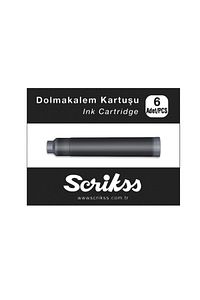 Dolma Kalem Mürekkebi Kartuşu 6 Lı Tüp Siyah ürün fotoğrafı
