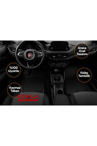 Fiat Egea Sedan Paspas Ve Bagaj Havuzu 3d Havuzlu Tam Set 2015-2025 Uyumlu Arası ürün fotoğrafı