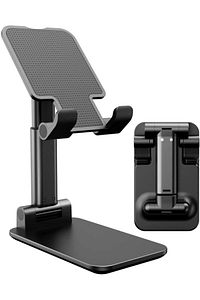 Profesyonel Masaüstü Telefon Ve Tablet Tutucu Stand 2 Kademeli Uzunluk Ayarlı ürün fotoğrafı
