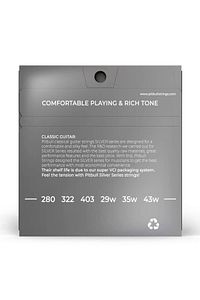Pitbull Strings Silver Seri Klasik Gitar Takım Teli SCG NT Normal Tansiyon (Pena Hediyeli) ürün fotoğrafı