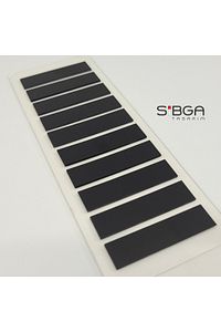 Siyah Postit Post-it Post It. Siyah Kitap Ayracı Ayraç Siyah Postit Sticker Not Kağıdı ürün fotoğrafı