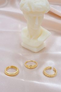 Kadın 3'lü Gold Yüzük Seti ürün fotoğrafı