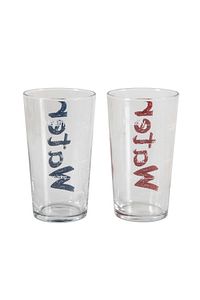 Water Bardak 570 ml 2'li Set -mavi&kırmızı ürün fotoğrafı