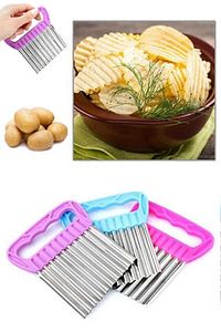 Şekilli Sebze Ve Meyve Dilimleyici Patates Dilimleyici Cips Kesici ürün fotoğrafı