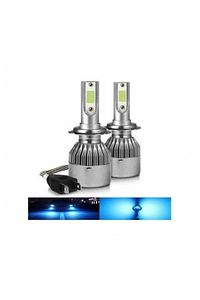 Yeni Seri C6 Tip Buz Mavisi H7 Led Xenon, Far Ampülü 4400lm, 10000k Zenon Seti ürün fotoğrafı