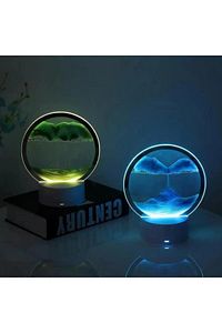 Kum Manzaralı 3d Hareketli Kum Saati ürün fotoğrafı