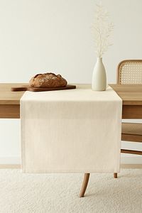 Doku | Organik Ham Keten Runner 40 X 150 Cm ürün fotoğrafı