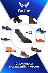 Spor Ayakkabı Tabanlığı, Günlük Memory Foam Hafızalı Sneaker Ayakkabı Tabanlık - M22 Insole ürün fotoğrafı
