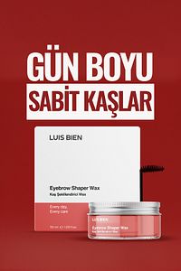 Kaş Şekillendirici Wax | Doğal Sabitleme & Uzun Süre Kalıcı Etki | Hint Yağı İçerikli Bakım ürün fotoğrafı