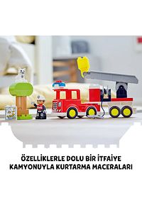 ® DUPLO® İtfaiye Kamyonu 10969 - 2+ Eğitici Oyuncak Yapım Seti (21 Parça) ürün fotoğrafı