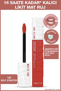 Super Stay Matte Ink City Edition Likit Mat Ruj - 130 Self-starter ürün fotoğrafı