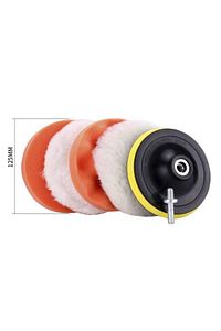 6 Parça 12.5cm Battal Boy Oto Pasta Cila Polisaj Seti ürün fotoğrafı