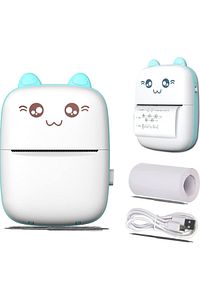 Mini Fotoğraf Yazıcı Kablosuz Etiket Yazıcı Baskı Makinesi Ios Android Uyumlu Termal Printer ürün fotoğrafı