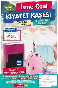 Kıyafet Kaşesi Okul Kaşesi -t533 ürün fotoğrafı