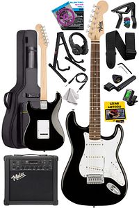 Rph-30wb-25amp Gül Klavye Sss 25w Amfili Elektro Gitar Seti ürün fotoğrafı