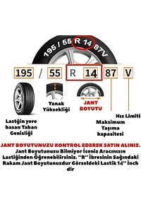 Hyundai Accent Era Getz 14'' Inç Jant Kapağı 4 Adet Kırılmaz Esnek ürün fotoğrafı