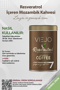 Resveratrol Içeren Mozambik Kahvesi ürün fotoğrafı