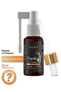Propolis C Vitamini Sprey-damla - 20 ml | Bağışklık Sistemi Güçlendirici ürün fotoğrafı