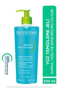 Sebium Karma, Yağlı ve Akne Eğilimli Ciltler Sivilce, Siyah Nokta Karşıtı Yüz Temizleme Jeli 500 ml ürün fotoğrafı
