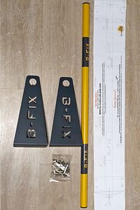 Barfiks Aleti - Barfiks Demiri - Barfix Çubuğu (GRİ) ürün fotoğrafı