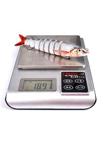 8 Eklemli 3d Oynak Rapala 13.5gr Sahte Balık Yem Wobblers Swimbait Tuzlu Ve Tatlı Su ürün fotoğrafı