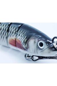 8 Eklemli 3d Oynak Rapala 13.5gr Sahte Balık Yem Wobblers Swimbait Tuzlu Ve Tatlı Su ürün fotoğrafı