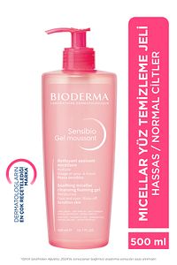 Sensibio Foaming Gel Hassas ve Normal Ciltler Durulanan Micellar Yüz Temizleme Jeli 500 ml ürün fotoğrafı