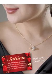 Renk Değiştiren Led Işıklı Cam Satürn Kız Küre Dolunay Lamba Kristal Top ürün fotoğrafı