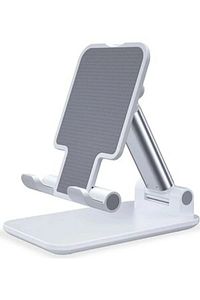 Profesyonel Masaüstü Telefon Ve Tablet Tutucu Stand 2 Kademeli Uzunluk Ayarlı ürün fotoğrafı