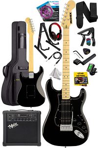 Rph-40bk-25amp Elektro Gitar Seti 25 Watt Gain'li Bluetooth Şarjlı Amfi Ve Full Set ürün fotoğrafı