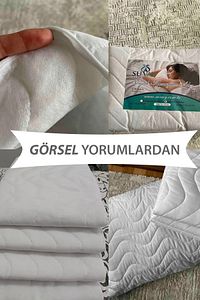 Kapitoneli Yastık Alezi Pamuklu Fermuarlı Kapitone Yastık Koruyucu Yastık Kılıfı ürün fotoğrafı