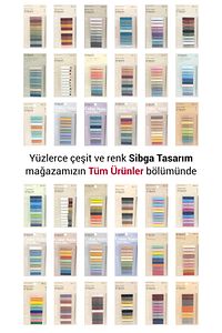 Siyah Postit Post-it Post It. Siyah Kitap Ayracı Ayraç Siyah Postit Sticker Not Kağıdı ürün fotoğrafı