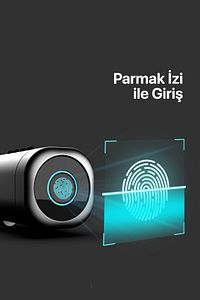 Akıllı Kapı Kilidi Mobil App Parmak Izi Şifre Rfıd Wi-fi Google Home & Alexa Kontrollü Kilit X8052 ürün fotoğrafı