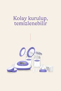 Çiftli Elektrikli Göğüs Pompası ürün fotoğrafı