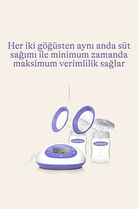 Çiftli Elektrikli Göğüs Pompası ürün fotoğrafı