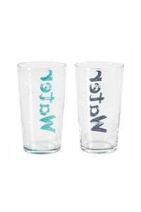 Water Bardak 570 ml 2'li Set -mavi&turkuaz ürün fotoğrafı